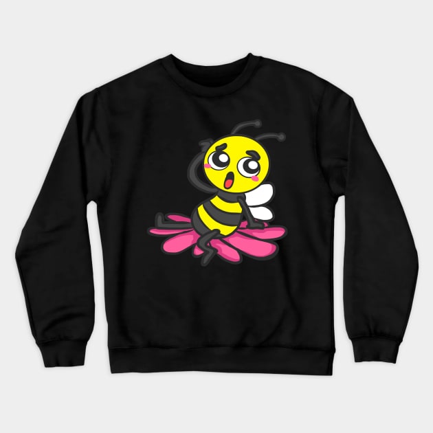 Bumblebee for fat Funny gift bee love for animals Crewneck Sweatshirt by KK-Royal